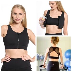 SWEAT AND MILK Capucine 2 Nursing Hands Free Pumping Sports Bra size M NWT